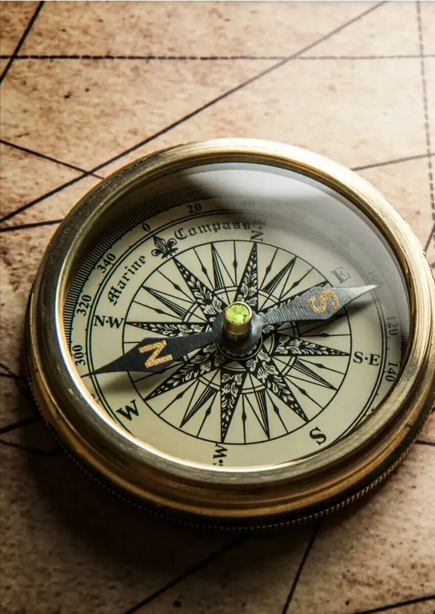 Старинный компас. Мпос. Компус. Карманный компас. Компус.