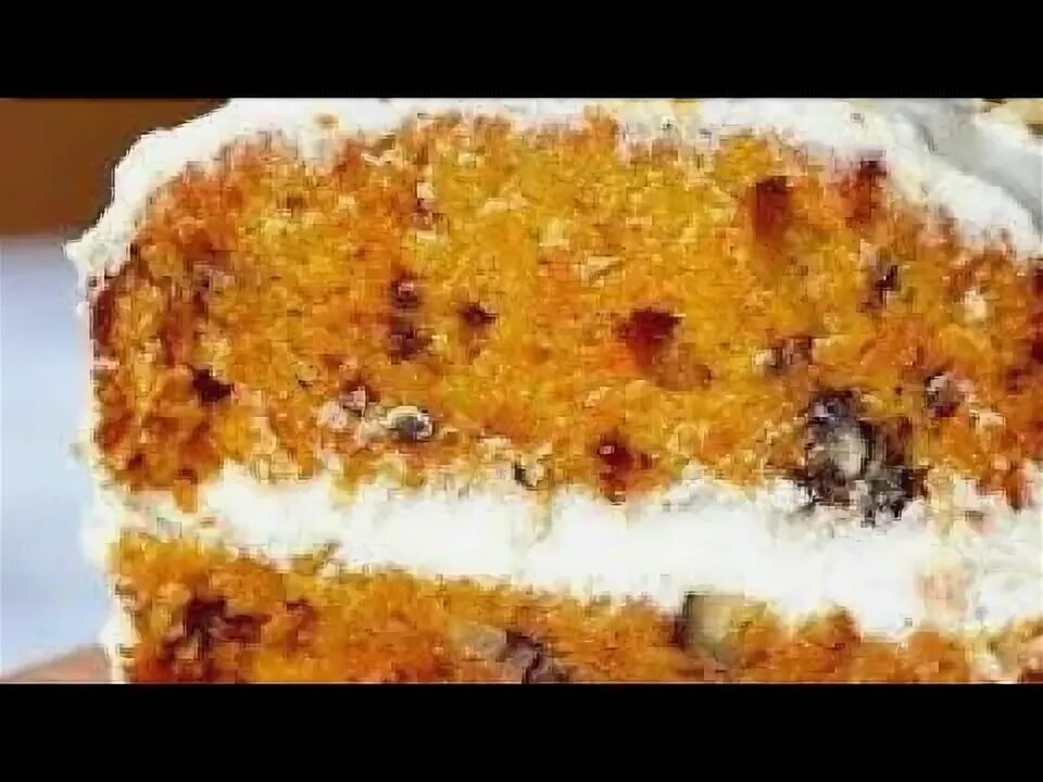 Морковный пирог с орехами и изюмом. Рецепт приготовления