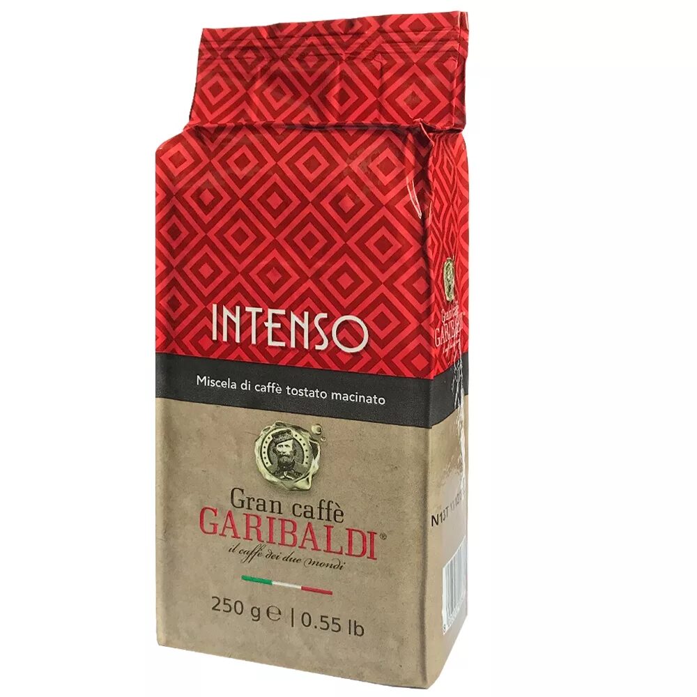 Кофе молотый intenso. Кофе Garibaldi intenso. Кофе молотый Италия intenso. Кофе молотый Гарибальди. Gran Caffe Garibaldi молотый.