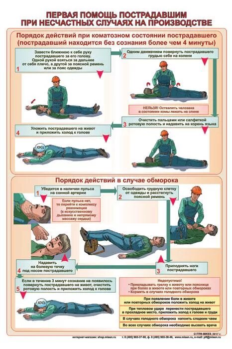 1 помощь пострадавшим при несчастных случаях