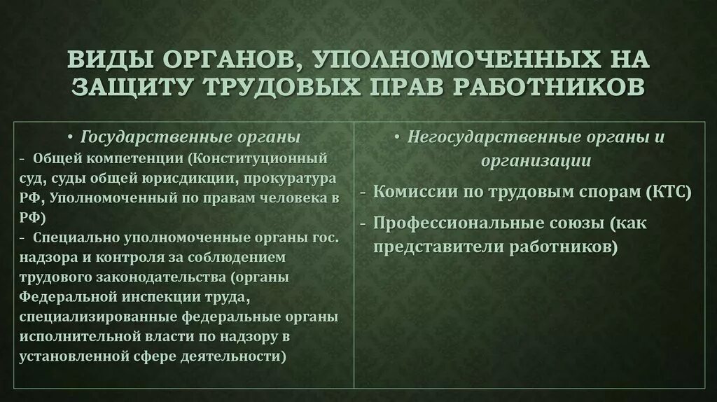 Организации защищающие работников. Органы защиты трудовых прав работников. Субъекты осуществляющие защиту трудовых прав работников. Органы осуществляющие защиту прав.