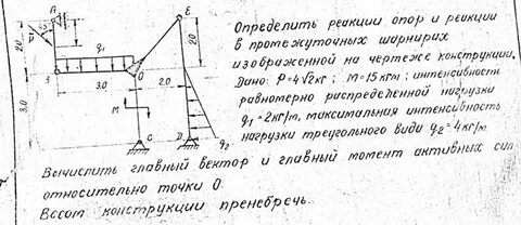 Реакция точки опоры
