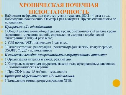 Почечная программа