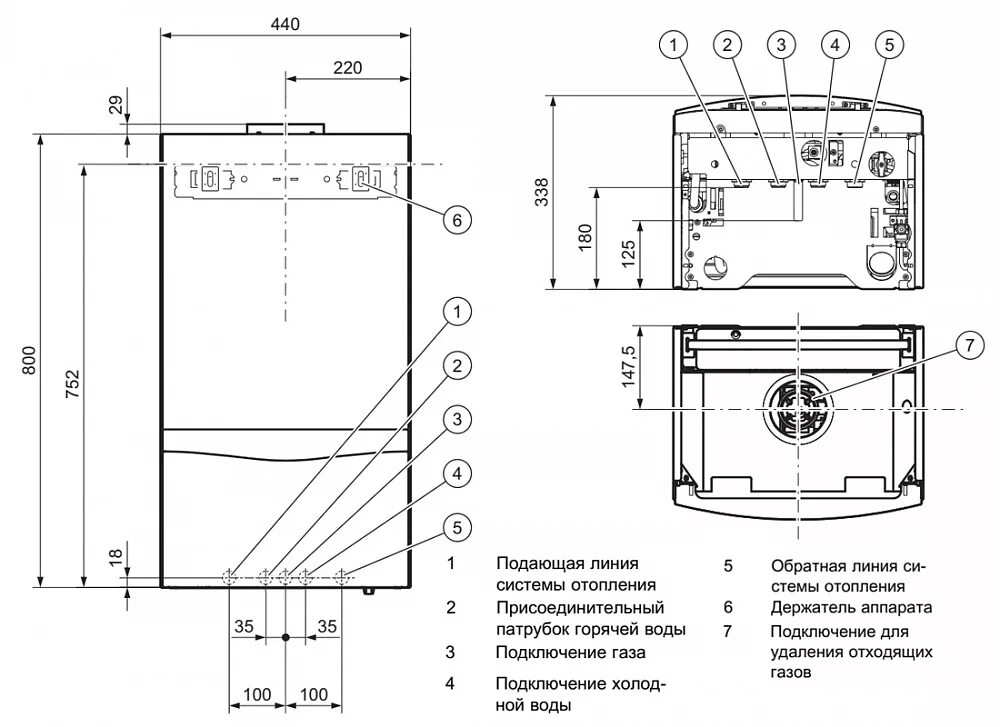 Газовый котел вайлант подключение
