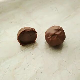 Трюфель шоколадный с соленой карамелью