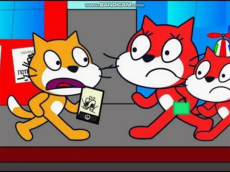 Рыжий кот и й scratch. Рыжий кот и й scratch