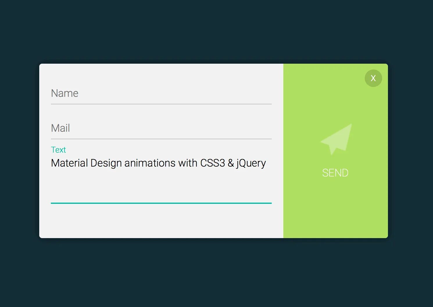 Modal html