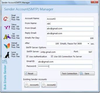 Sender email address