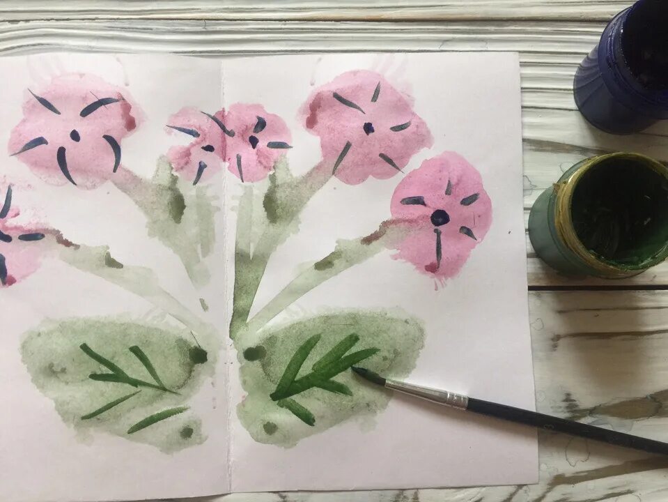 Техника рисования цветка детьми. Рисование монотипия. Цветы в технике монотипия. Нетрадиционные техники рисования монотипия. Рисование монотипия в детском саду.