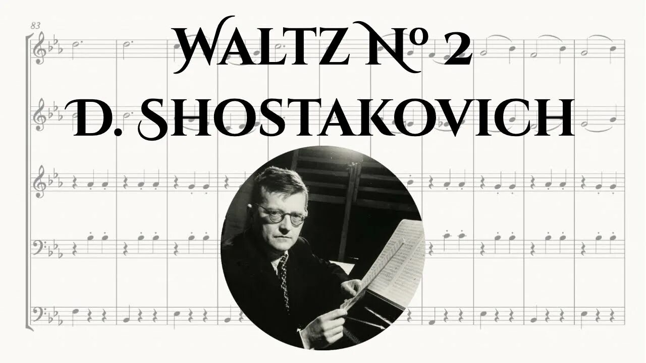 Шостакович вальс из сюиты. Второй вальс Шостаковича. Shostkovich Waltz no 2.