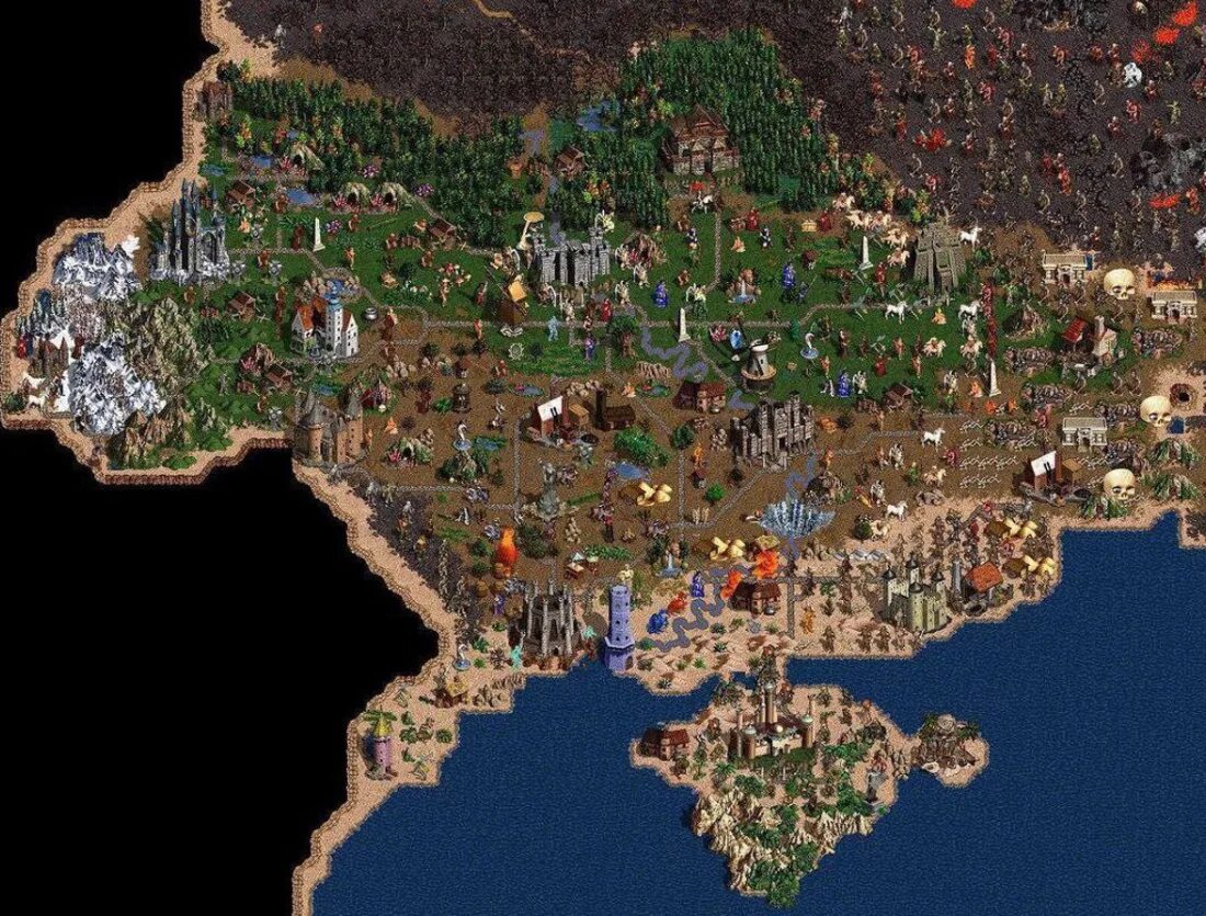 Герои меча и магии генератор карт. Герои 3 карта украины. heroes of might and magic 3 map.