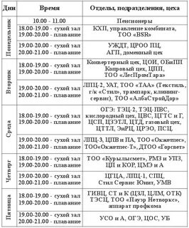 Расписание темиртау астана