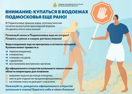 Температура водоемов подмосковья