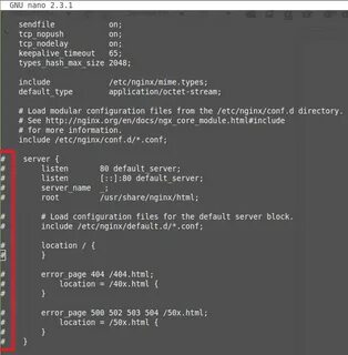 Конфиг nginx