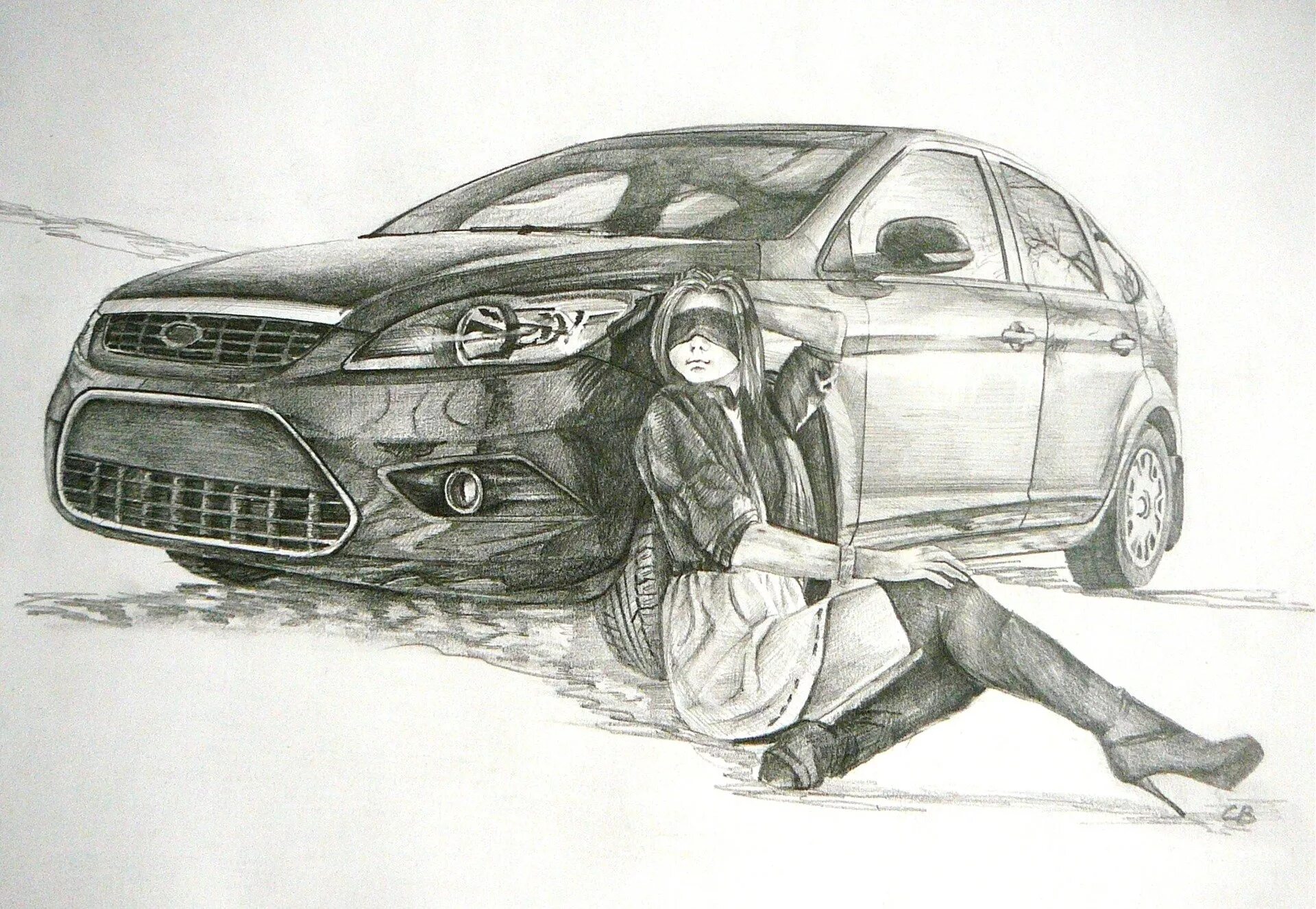 Машина карандашом. Автомобиль рисунок. Рисунок автомобиля карандашом. Набросок машины карандашом.