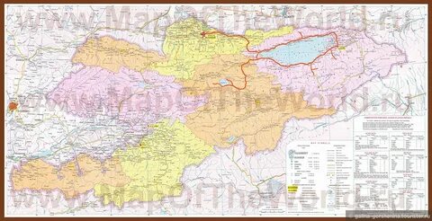Киргизия открытие карты