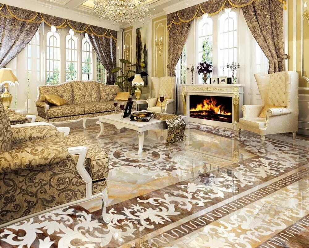 фреска на полу. наливные полы 3д мрамор. красивый линолеум. красивый пол. наливной пол с цветами.