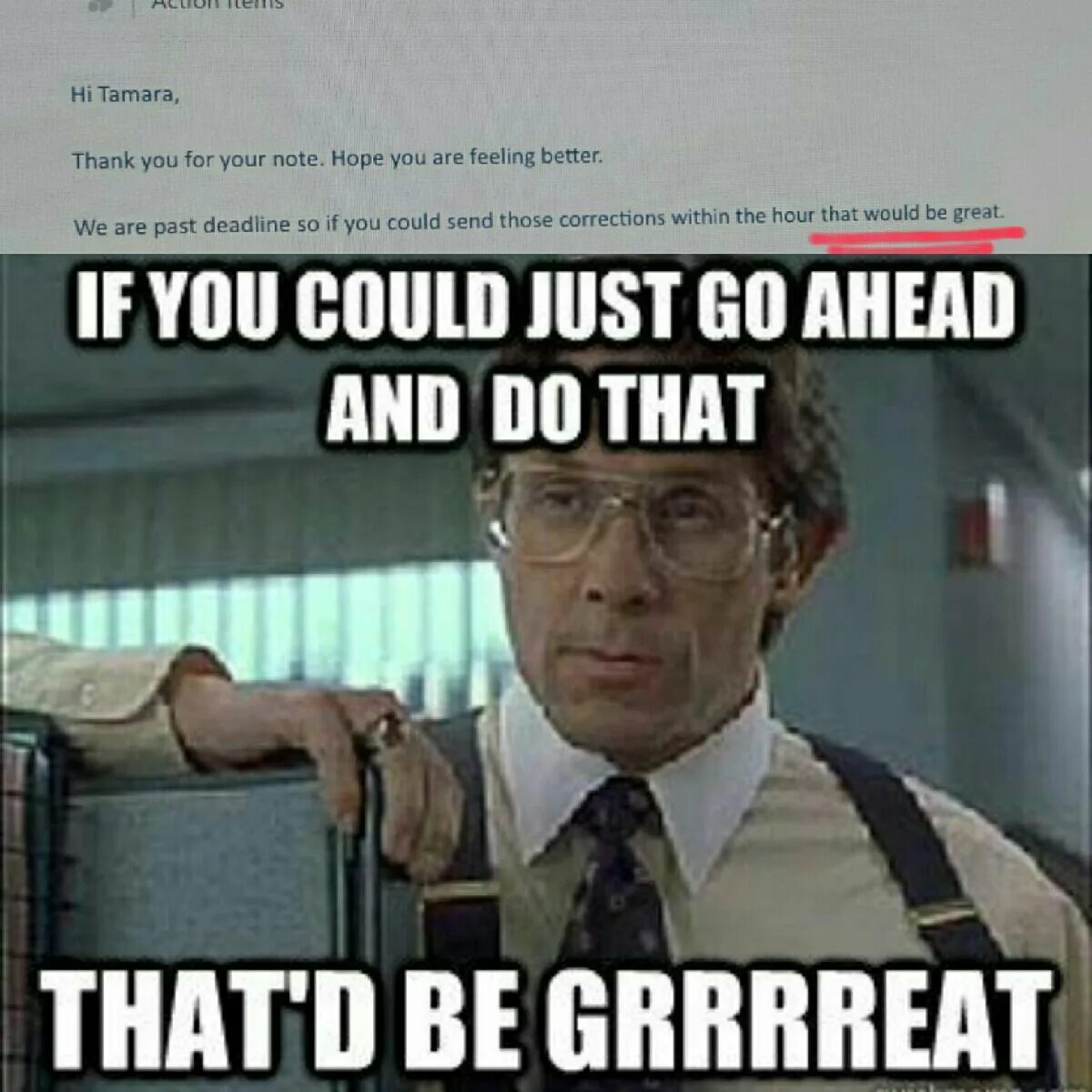 Did you get any of that