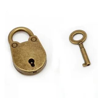 Замок металлический с ключом