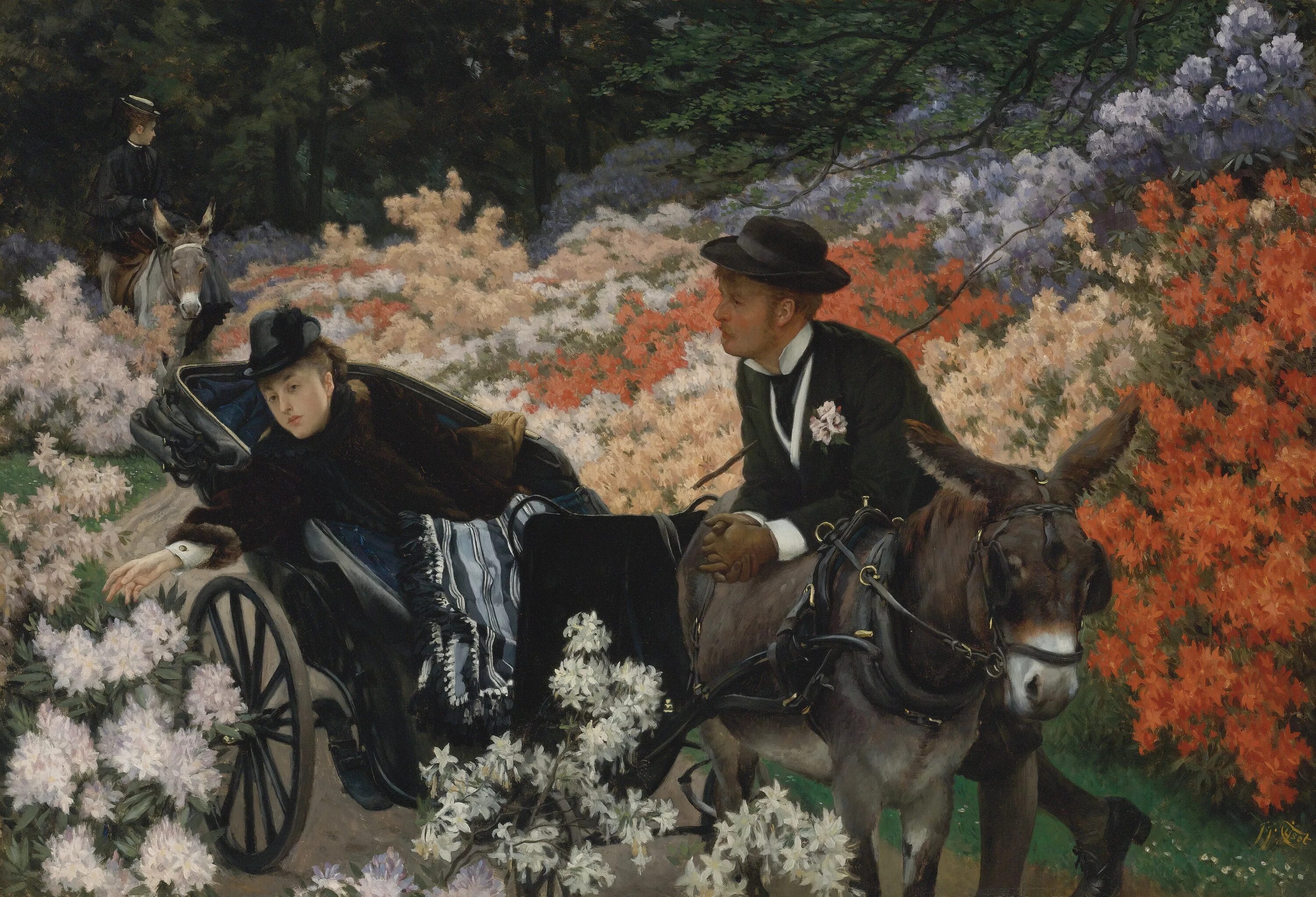 20 апреля художник. James Jacques Joseph Tissot картины.