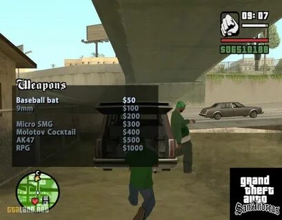 Коды оружия gta