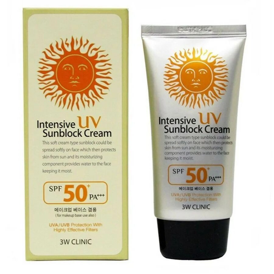 Sunblock Cream spf50. 3w Clinic солнцезащитный крем spf50. 3w Clinic Sunblock Cream. Крем для лица с СПФ Сун.