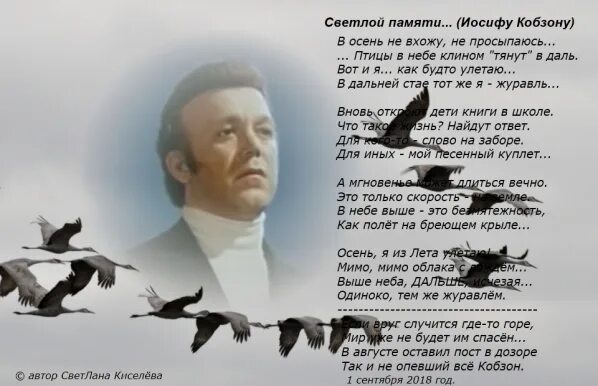 Журавли бернес слова. Иосиф кобзон журавли. иосиф кобзон память. журавли автор и композитор.