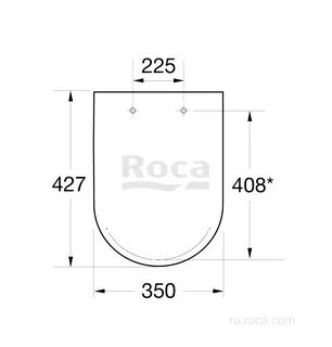 Сиденье для унитаза roca gap с микролифтом