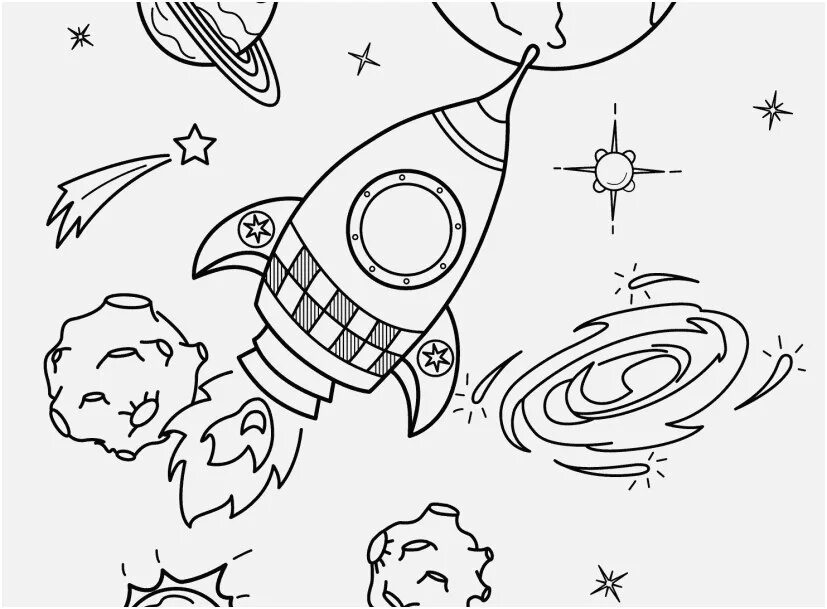 Раскраска. В космосе. Космос раскраска для детей. Раскраски ко Дню космонавтики. Детские раскраски космос.