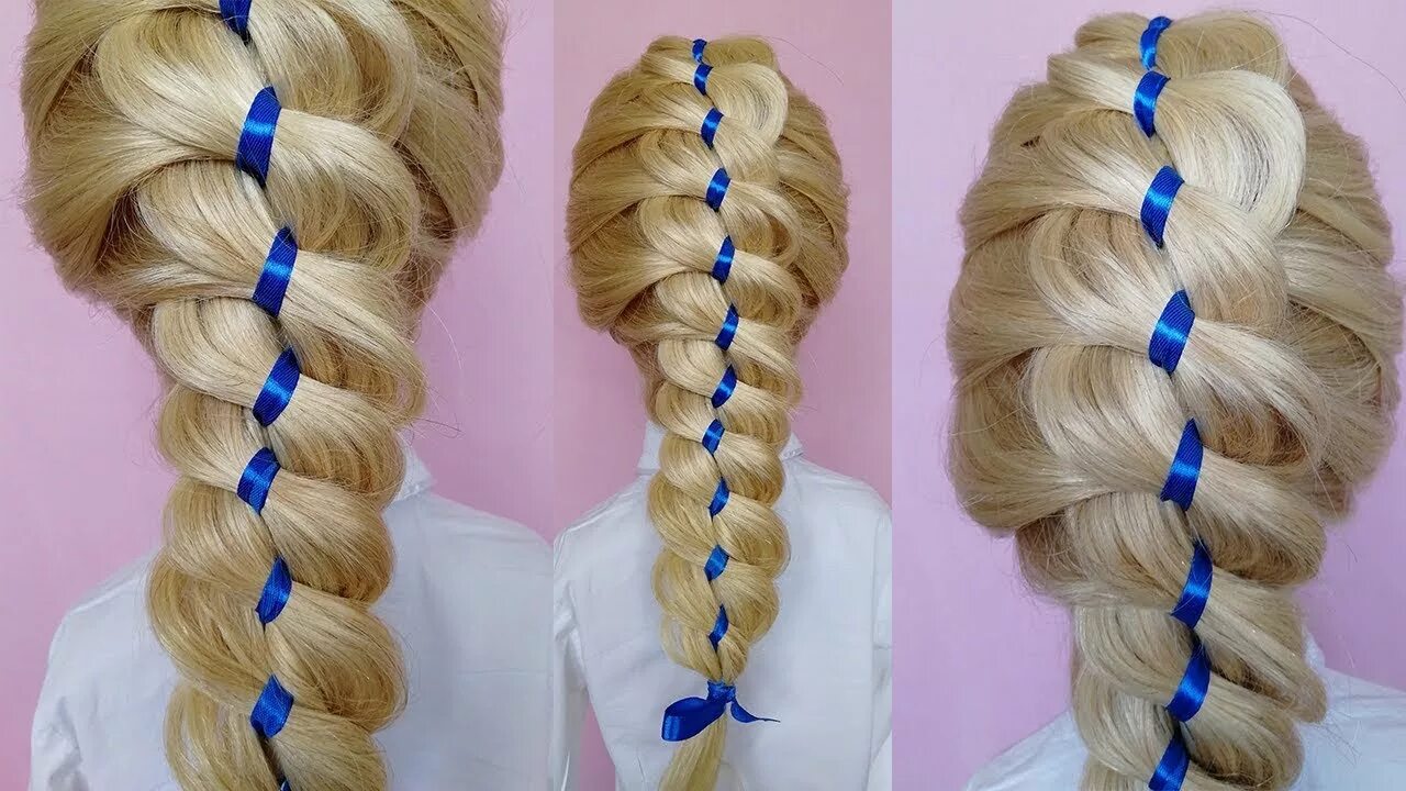 4 косою. Косички колосок 4 косички. Коса из 4 прядей. Четырехпрядная косичка. Пышные косы на длинные волосы.