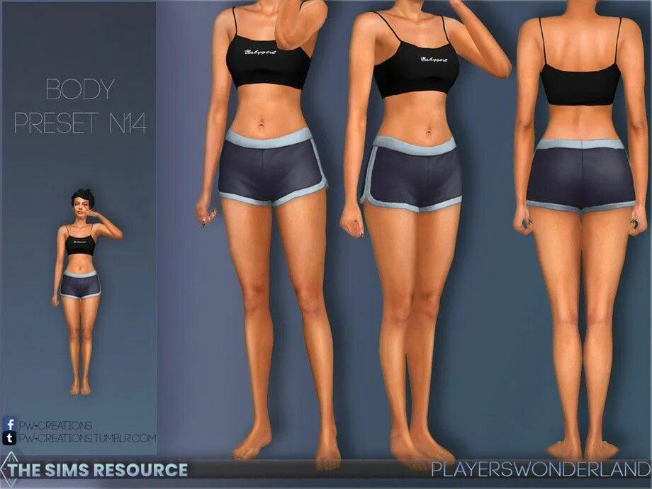 Sims 4 женское тело моды Ms Blue's Mirabella Slider Compatible Skin HQ Sims 4, Sims, Sims 4 mods