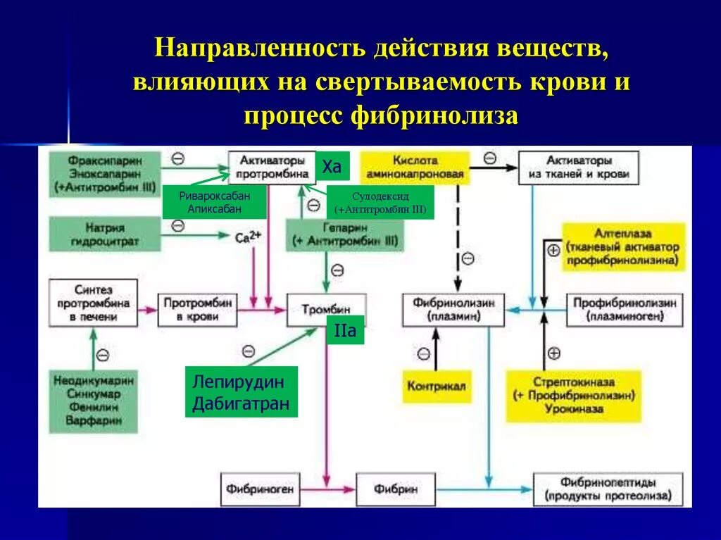 Схема механизм действия противосвертывающей системы крови. Средства влияющие на свертываемость крови схема. Средства влияющие на систему свертывания крови препараты. Увеличение системы свертываемости крови.