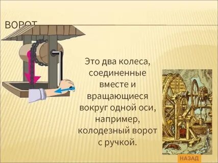 Ворот простой механизм