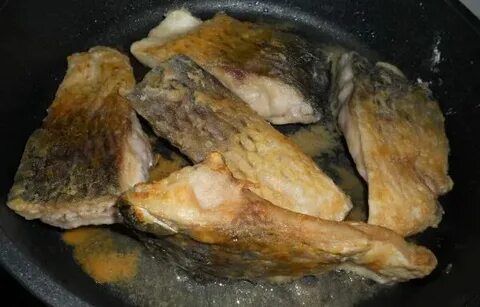Сколько жарить кусочки рыбы