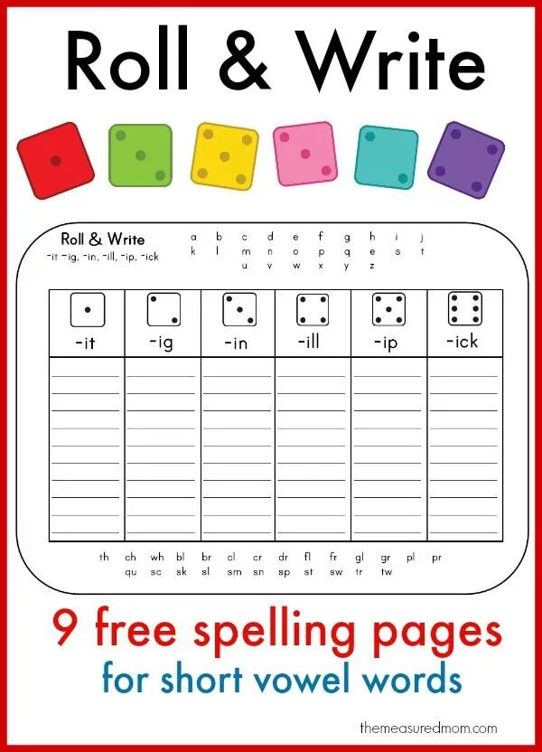 Learn spelling. Spelling games for kids. roll and read phonics for kids. a game of spelling words. spelling worksheets games.