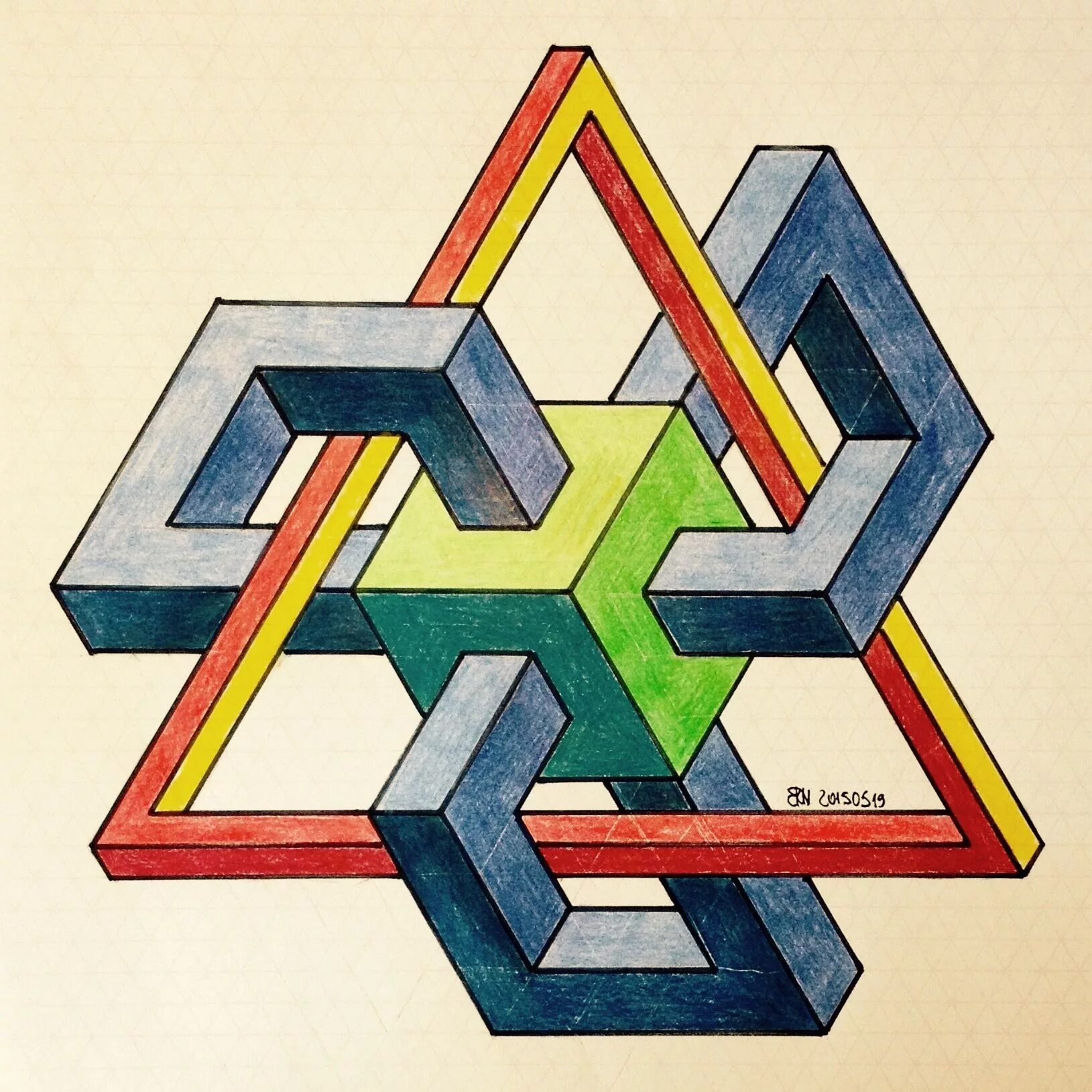 Геометрический тренинг. Невозможные фигуры Эшера. Треугольник Пенроуза Эшер. Эшер геометрический парадокс. Фигуры Эшера треугольник.