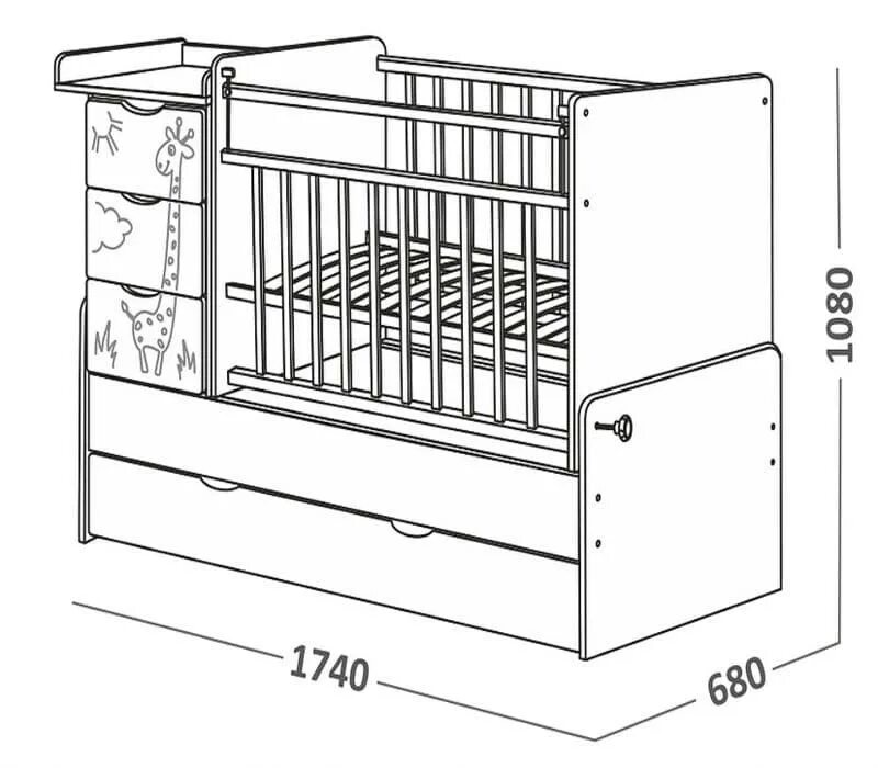 Кроватка трансформер с маятником сборка. Кроватка СКВ-Компани 55003х Жираф. СКВ-5 маятник кровать трансформер детская "Жираф" 540031 белый. Кровать трансформер СКВ-5 Жираф. Кроватка-трансформер СКВ СКВ-5.