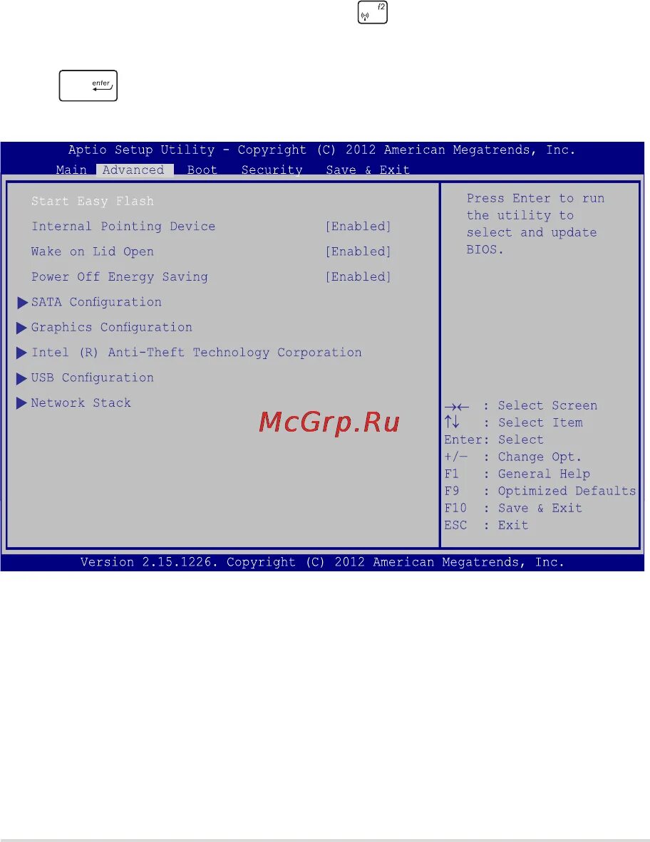 Internal pointing device в биосе что это