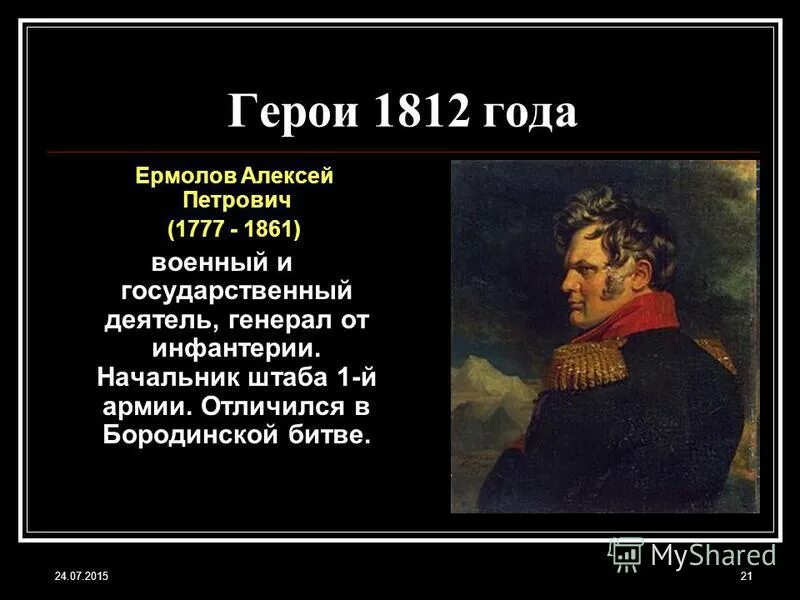 Цитаты 1812 года. Ермолов генерал 1812. Герои 1812 ермолов.