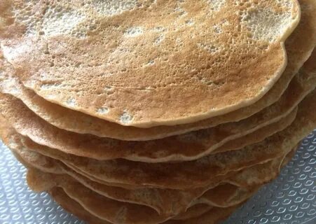 Блины из блинной муки на воде