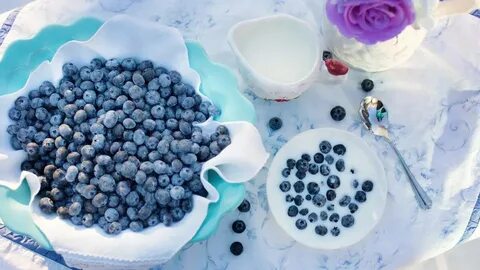 Черника с молоком рецепт