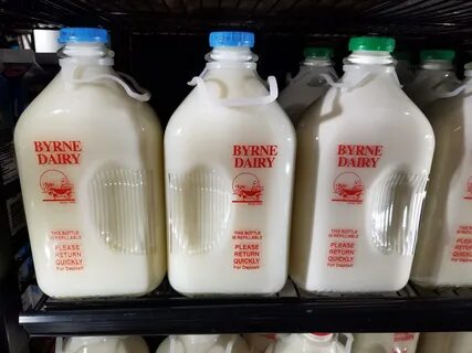 They sell milk in this shop