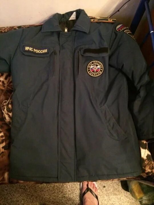 форма мчс с нашивками и шевронами. шевроны бушлат мчс. погоны на бушлат мчс. нашивки на бушлат мчс. куртка зимняя мчс (ткань патруль 240).