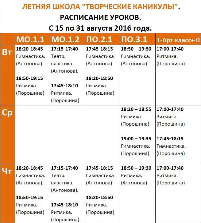 Расписание порошино. Расписание занятий по ритмике. Расписание занятий на август. КГУФКСТ расписание занятий. Расписание КГУФКСТ Краснодар.