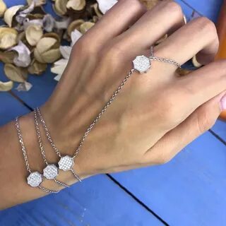 Слейв браслет с кольцом