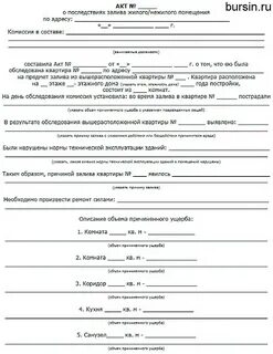 Сроки составления актов управляющей компанией