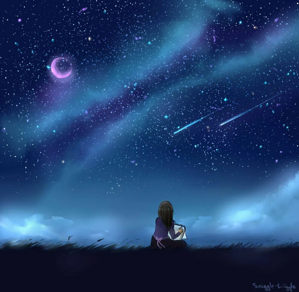 Мечтатели космос. Девушка и звездное небо. Девочка на фоне звездного неба. Звезды арт. Девушка космос.