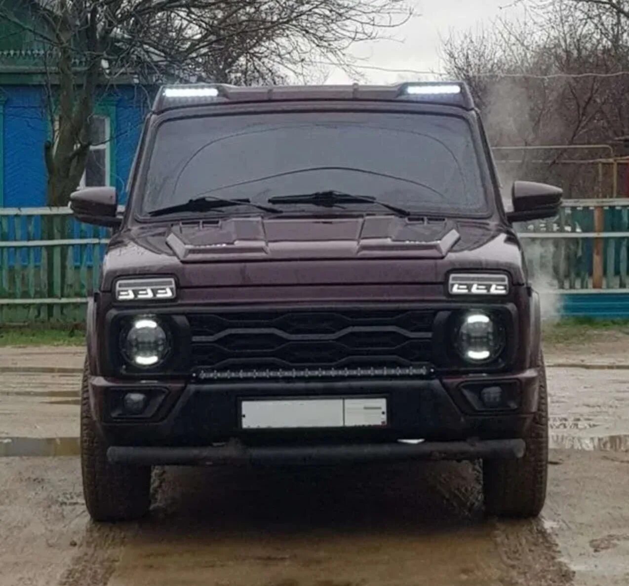 Накладки на крылья фендеры Барс в цвет для Лада Нива 4х4 Урбан, код товара , куп