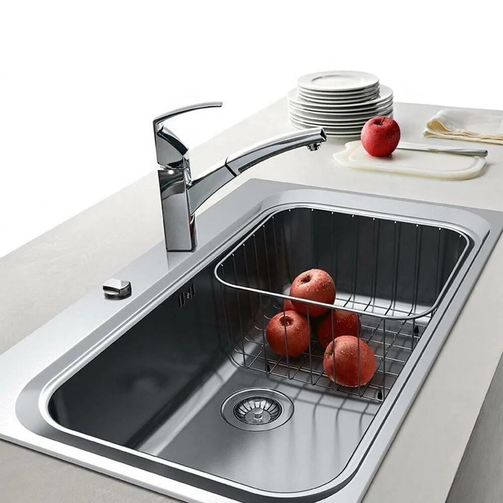 Мойка кухонная Blanco Tipo 45 S Compact сталь декор - Купить в официальном интер