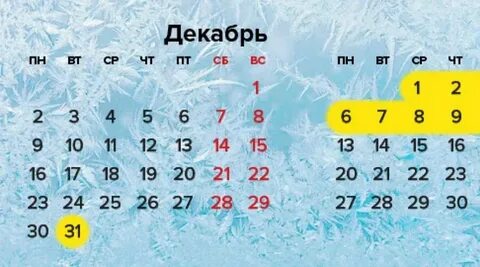 Какого числа заканчивается новый год